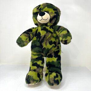 Retired Green Army Military Camo 2010 Build a Bear BABW Camouflage